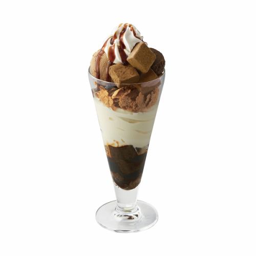 ほうじ茶生チョコレートパフェ