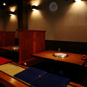 Spacious digging seat, please relax and enjoy your feet ♪ "Only for seats" reservations are also possible.