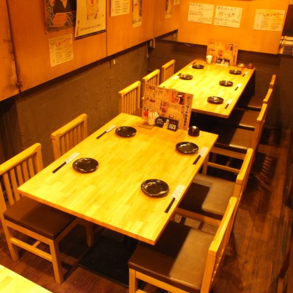 The pure Japanese-style restaurant is perfect for banquets ☆ A toast with beef tongue and draft beer below freezing in a calm atmosphere ☆ 2 to 6 people table