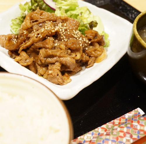 [Bekomaru classic] Beef yakiniku set meal