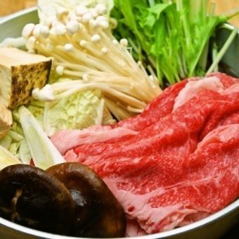 ★Special Wagyu Sukiyaki Course★ 10 dishes, 2.5 hours all-you-can-drink, 6,000 yen