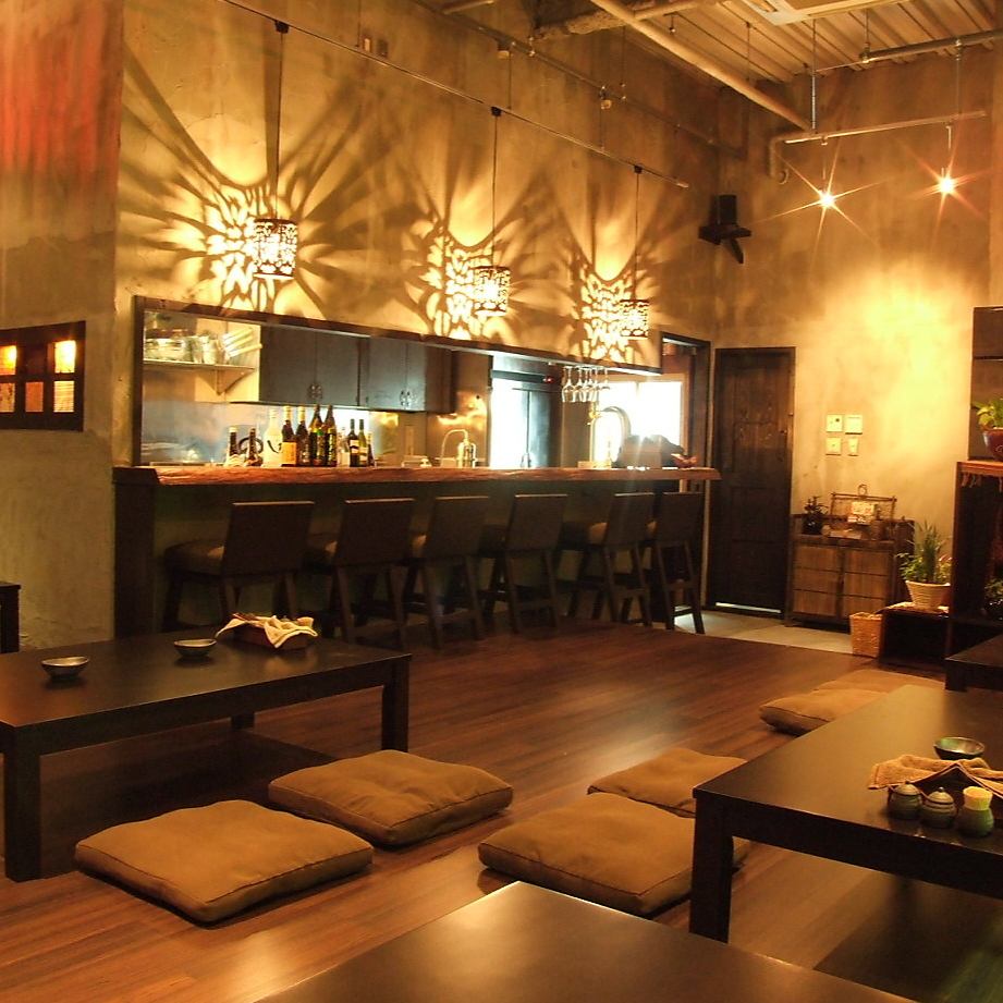 A popular restaurant that can be reserved for private parties ◎ Can be reserved for parties of about 20 to 30 people ★