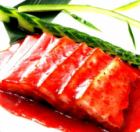 ◎紅糟肉　豚角煮の真っ赤老酒糟ソース3枚、無添加物