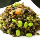 【雪菜と枝豆】唐辛味和え