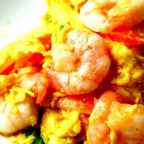 エビと卵のふわふわ炒め　　テクアウト電話限定！１０％OFF！