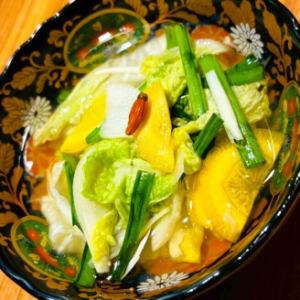 Island shallot water kimchi