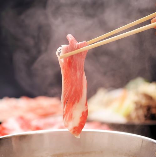All-you-can-eat delicious pork shabu-shabu