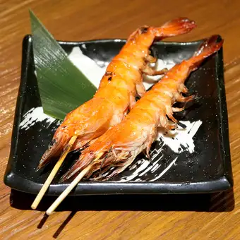 Shrimp skewers (2 skewers)