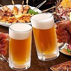 鮮度自慢の海鮮料理や逸品肉料理が楽しめる飲み放題付き宴会コースは4400円よりご用意♪新橋での飲み会に◎