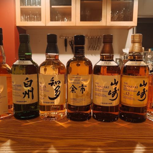 種類豊富なお酒で幅広く楽しめる