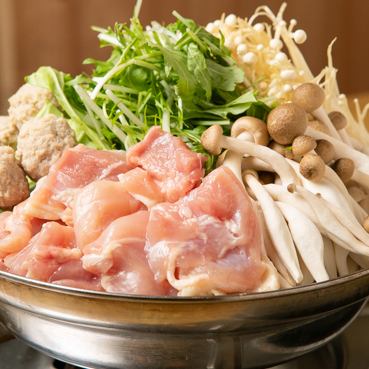 【2時間飲み放題付き】大満足コースに白だし鍋orチゲ鍋がついた全14品『贅沢鍋コース』6600円