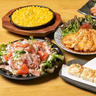 うずらの煮卵/厚揚げ/コーンバター