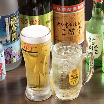 23時以降単品飲み放題1500円！通常2200円でご用意しております