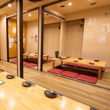 最少4名様～最大24名様まで入れる完全個室ご用意しております◎