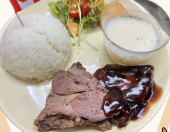 ◆Lunch Plate Menu◆ ローストビーフステーキ <カナダビーフ!>