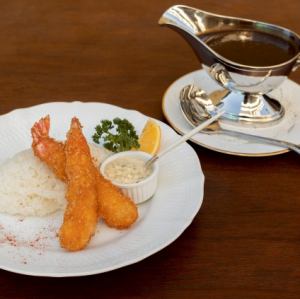海老フライカレー