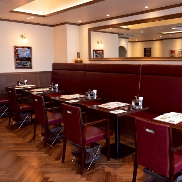 お1人様でもグループでも、ゆったりとした時間をお楽しみいただけます。