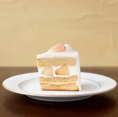 桃のショートケーキ