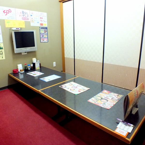 私人房間，您可以在那裡放鬆。也可以向家庭推薦，因為可以伸展雙腿。♪請在充滿日本氣息的空間中享用美味的食物和清酒。