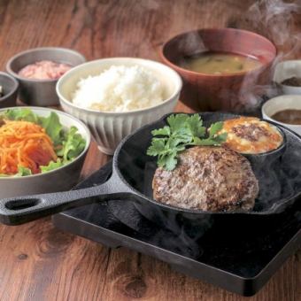 黒ハン推し【100%黒のハンバーグセット/※ハンバーグ150g】全6品◆1950円(税込)