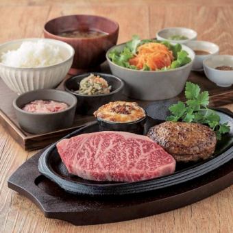 【黒ハンバーグ&ロースステーキセット】全6品◆3800円(税込)