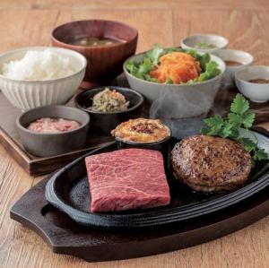 블랙 햄버거 & 붉은 스테이크 세트