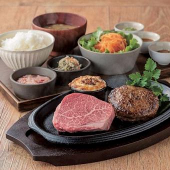 【黒ハンバーグ&ヒレステーキセット】全6品◆5280円(税込)