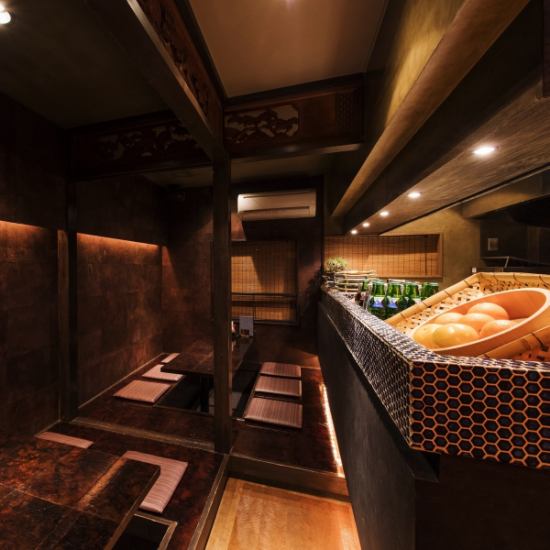 Enjoy the owner's special oden and a glass of cold sake.It is also ideal for entertaining and dining parties.