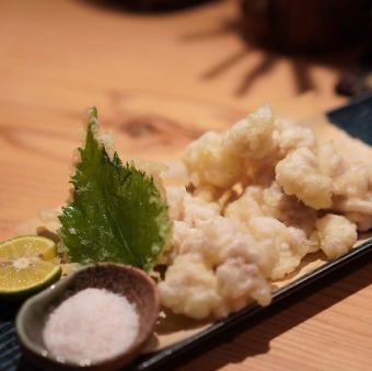 【冬のおすすめ】北海道産白子の天ぷら