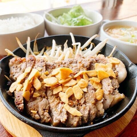アグー豚のロースステーキ