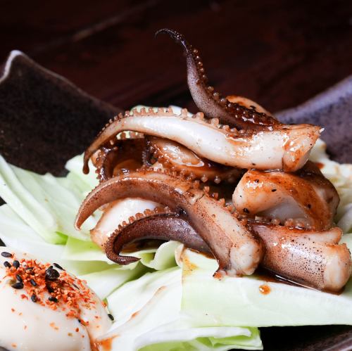 イカゲソ醤油バター