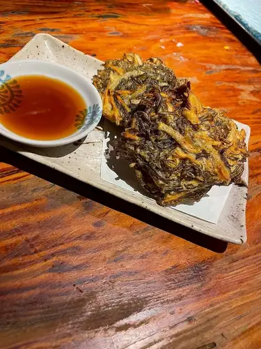 もずくの天ぷら