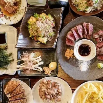 【お食事のみ】和牛ステーキ、紅芋コロッケなど[全9品]4500円(税込)コース