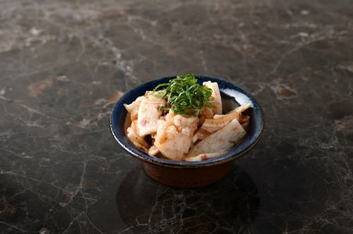 ミミガーと長芋の梅和え