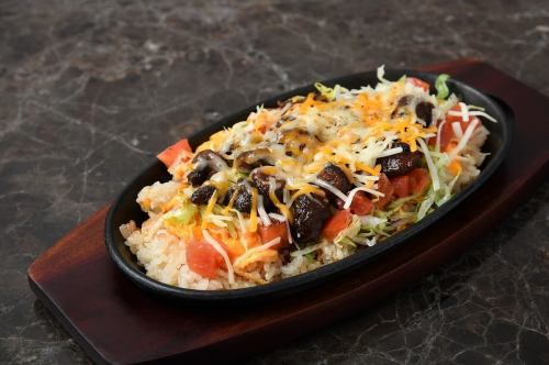 鉄板オムタコライス