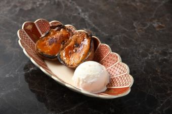 焼きたて安納芋と塩ちんすこうアイス