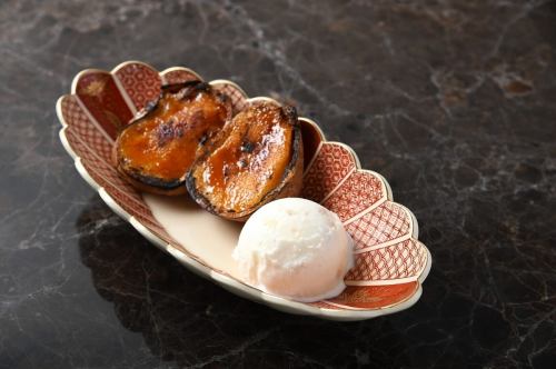 焼きたて安納芋と塩ちんすこうアイス