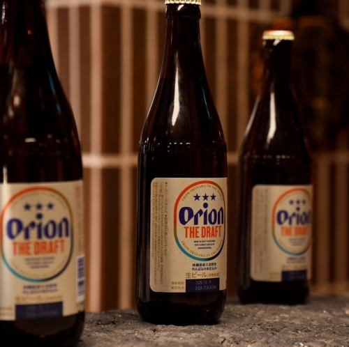 なかなか飲めないオリオンビールもご用意