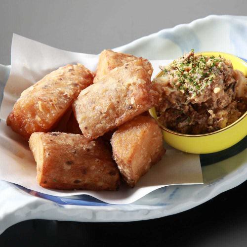 Fried yam tatsuta