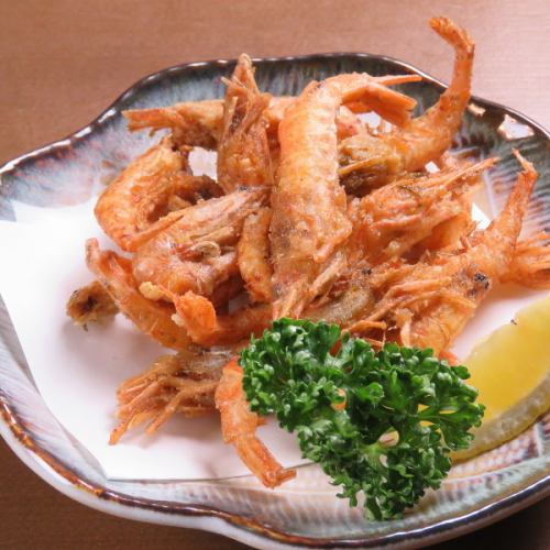 Fried gas shrimp