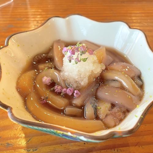Homemade Japanese Surume Squid Okizuke