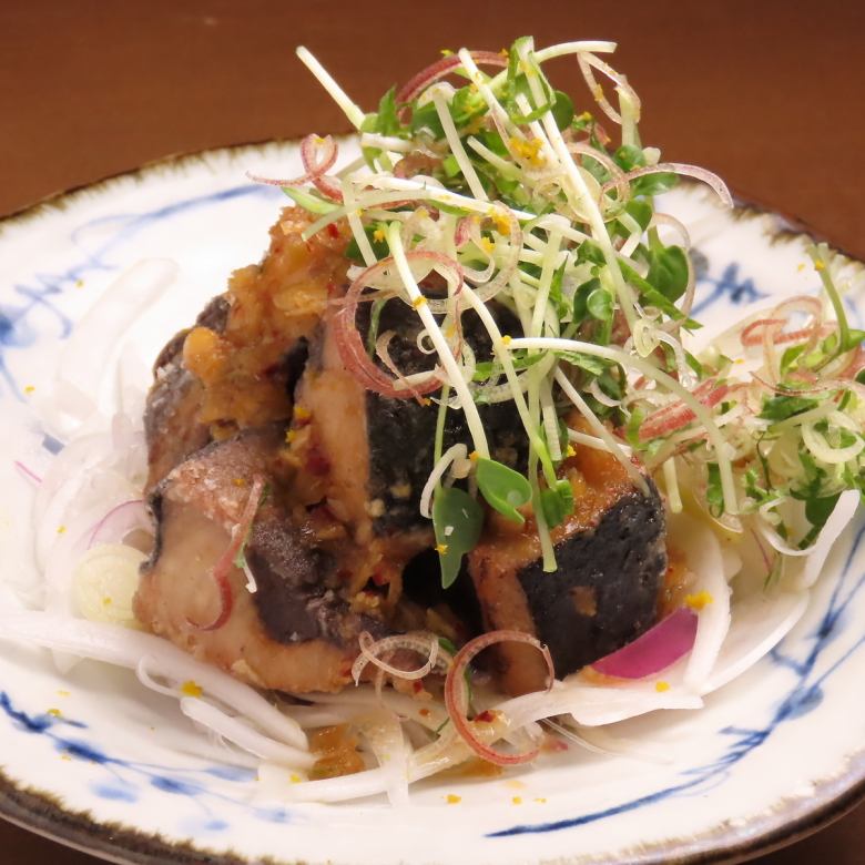 Deep-fried bonito with fragrant ponzu sauce