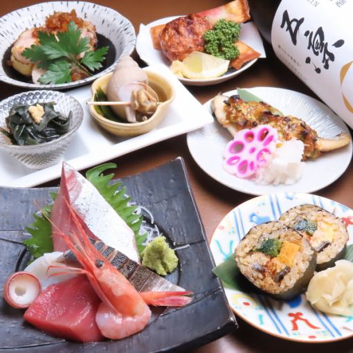 7,8月はコチラ!【飲み放題付き】日本海コース北陸の旬を満喫!⇒6,000円(税込)