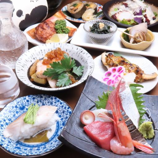 7,8月はコチラ！【飲み放題付き】　北陸満喫コース　→7,000円（税込）