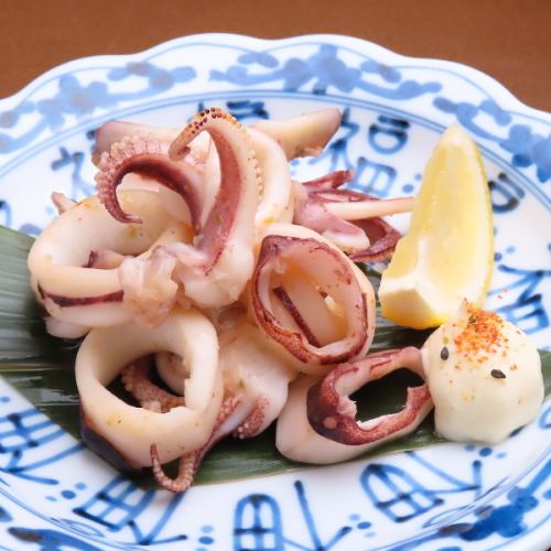 七味酱油烤红鱿鱼