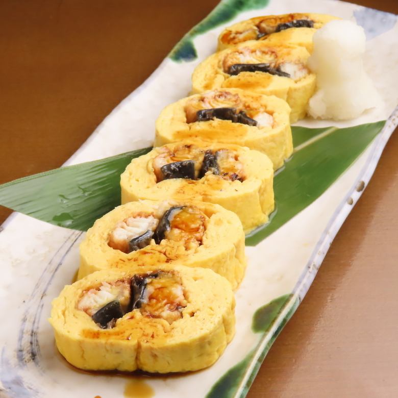 Eel and egg roll