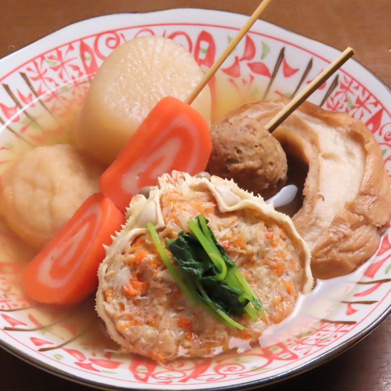 金澤關東煮拼盤（含五種蟹麵）