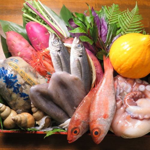 생선회! 도구로! 산지 직송 생선은 신선하고 맛있다 ♪