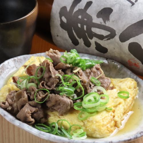 Our specially prepared dashi-rolled omelet is amazing!