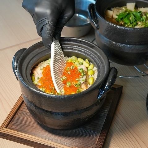 看板メニュー！土鍋炊き込みご飯